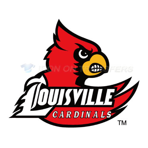 Louisville Cardinals Logo T-shirts Iron On Transfers N4866 - Click Image to Close